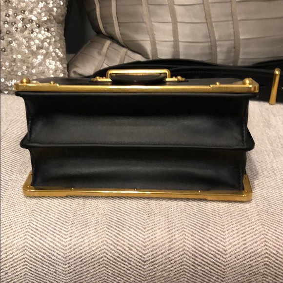 Authentic Black Prada City Saffiano Cahier Bag - Picture 6 of 8